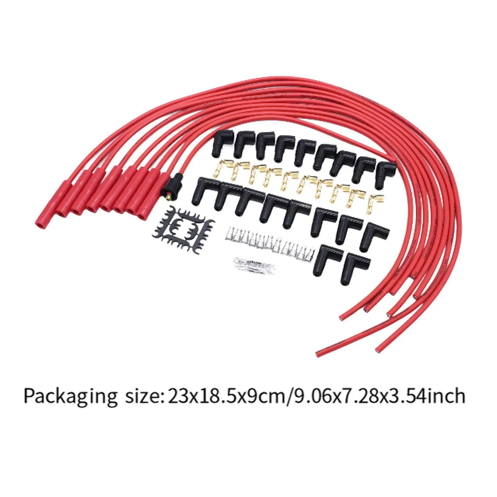 Automotive 4040R Spark Plug Wire Set Silicone Jacket Ignition Cable Kit for Car Spare Parts Replacement