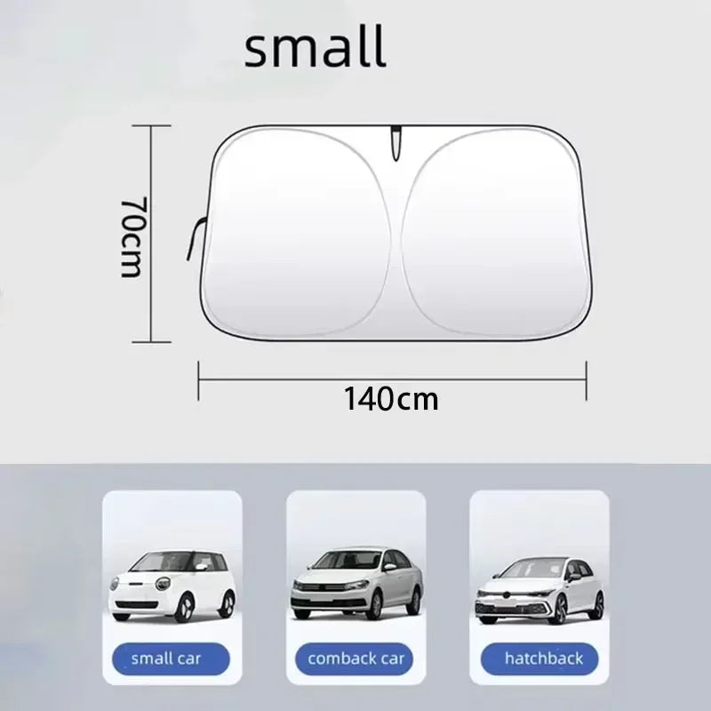 Car Sun Visor Windshield Sunshade Heat Insulation Summer Cooling Auto Accessories Physical Cooling