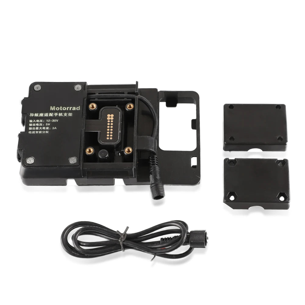 GS1250 Phone Holder For BMW R1250GS R1250RS R1250RT R1250R 2018~2023 2024 2025 Supporter Navigation USB Charger Stand Bracket