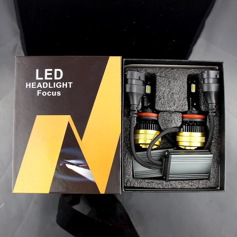 1/2PCS Motorcycle Light 80W White H8 H11 LED Headlight Moto Front Replacement For Ducati 959 Panigale 1299 Year 16-18 Plug&Play