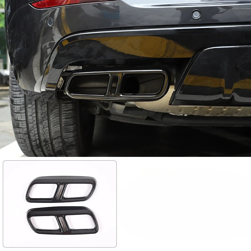 Exhaust Tailpipe Trim Frame Quad Exhaust for Land Rover Range Rover Sport 2023 2024 2025