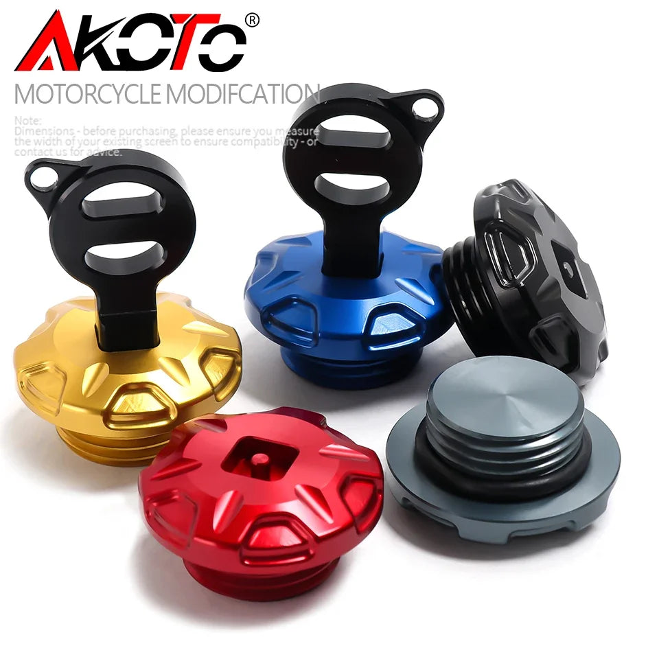 NEW Motorcycles Anti theft Oil Filler Cap Engine Oil Plug Cover For YAMAHA TENERE 700 T7 Tenere700 2017-2024 2023 Accessories