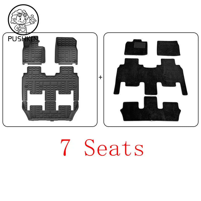 For Rox Adams polestone 01 ROX 01 2026 2025 TPE Floor Mats Dirt-resistant Foot Carpet Floor Cover Auto Interior Accessories