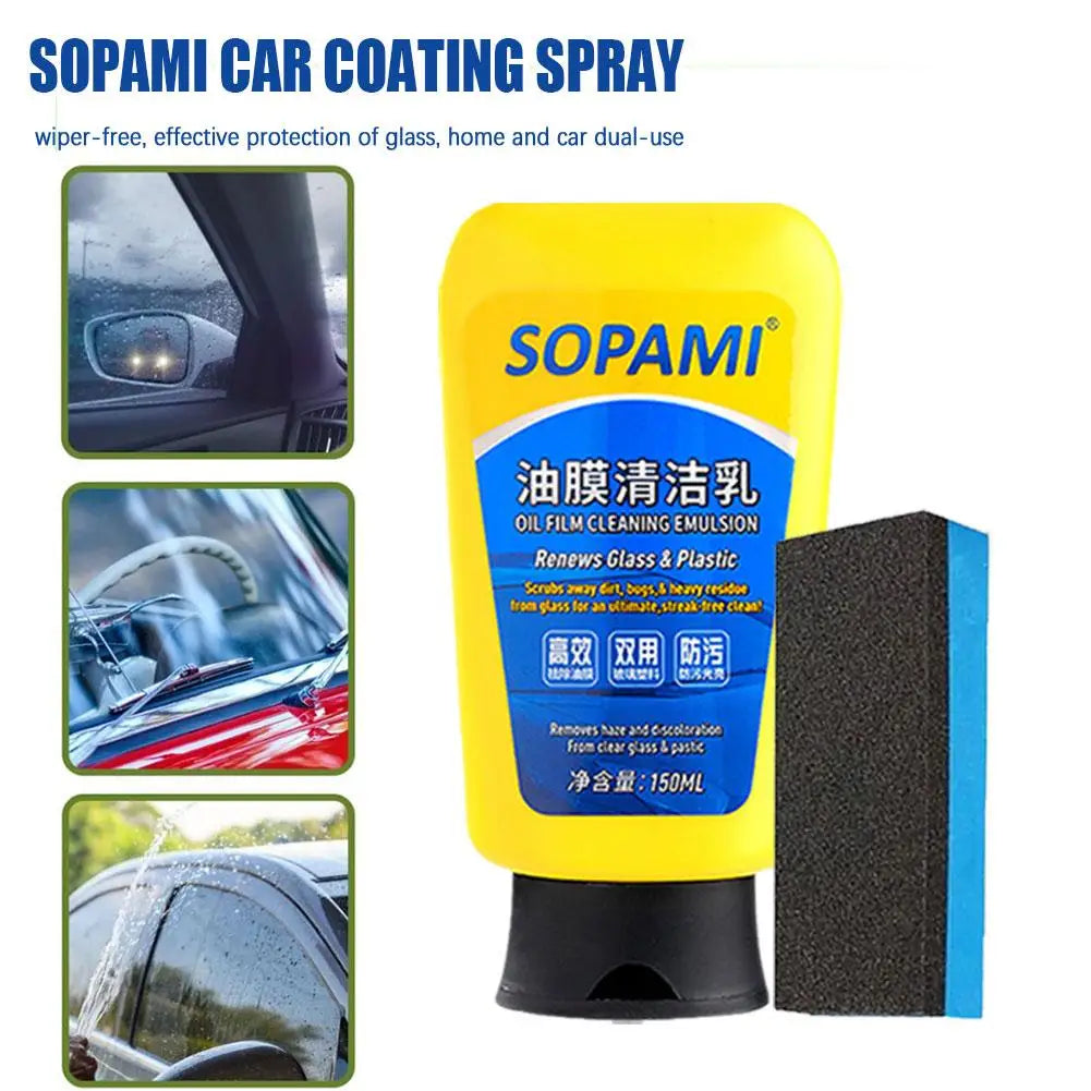 1/2/3Pcs Sopami Car Coating Spray Paint Coat Hydrophobic Polish Car Polish Renovator Wash Waterless Protection Product Care Wax