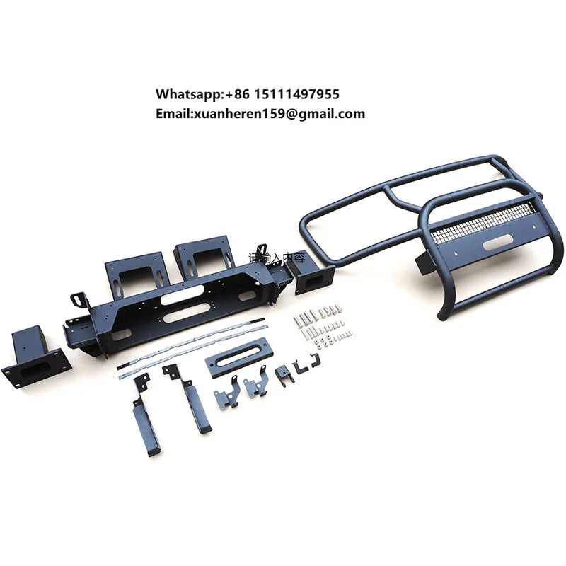 Car Exterior Accessories Steel Front Bumper Guard Bull bar for Land Rover Defender Front Bumper with Winch Bracket 2020-2025
