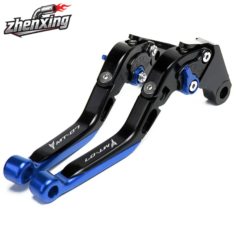 For YAMAHA MT-07 FZ-07 MT 07 FZ07 MT07 FZ 07 2014-2025 Motorcycle CNC Adjustable Folding Extendable Brake Clutch Levers Handle