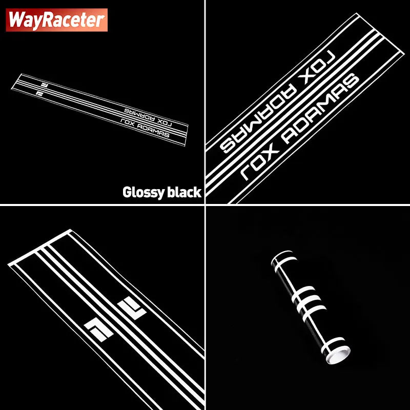 2 Pcs/Set Door Side Stripes Sticker Carbon Fiber Vinyl Decal For Polestones ROX ADAMAS 2025 2026 Accessories