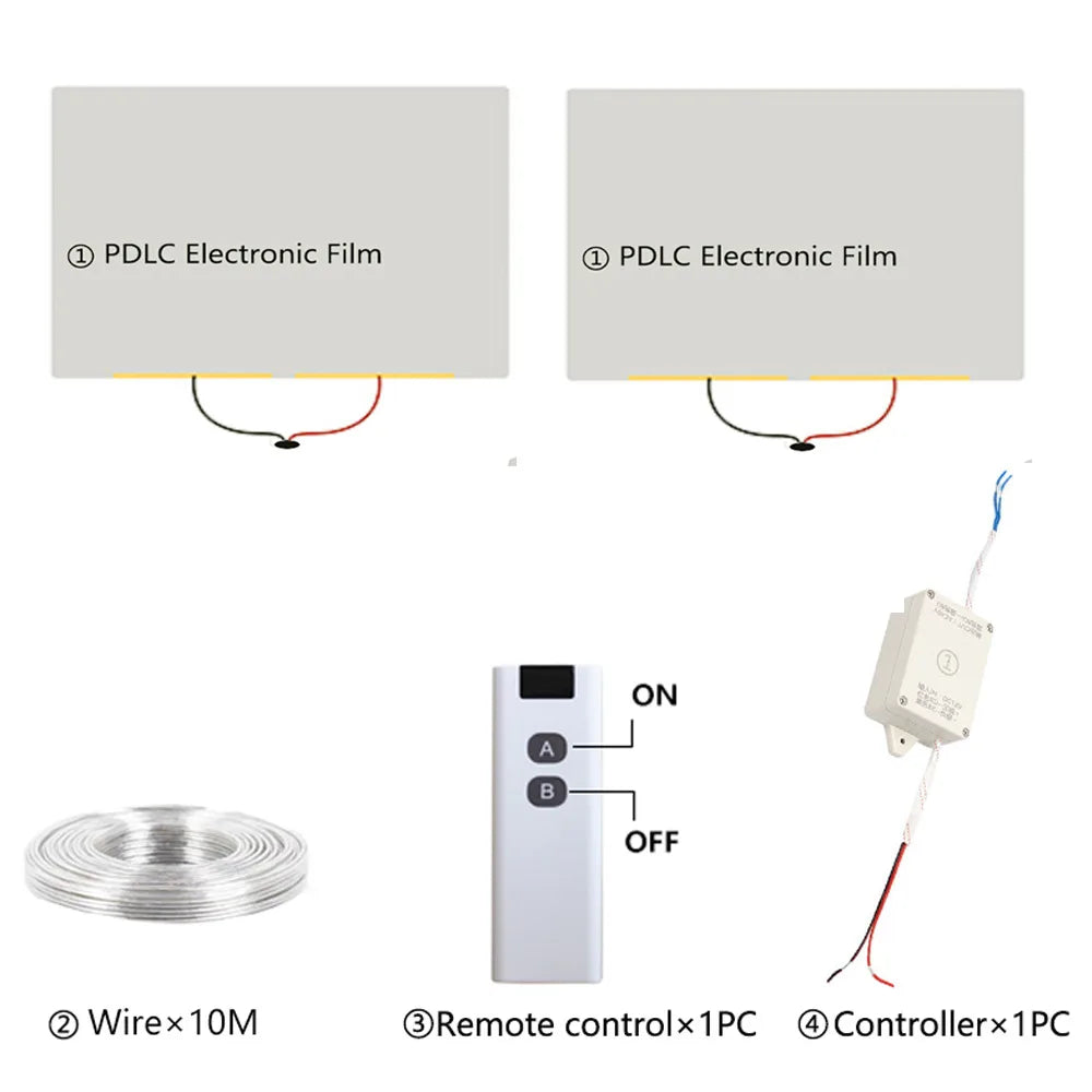 Smart PDLC Privacy Window Film for Car Electrochromic Remote Control Car Window Tint Innovative Car Films