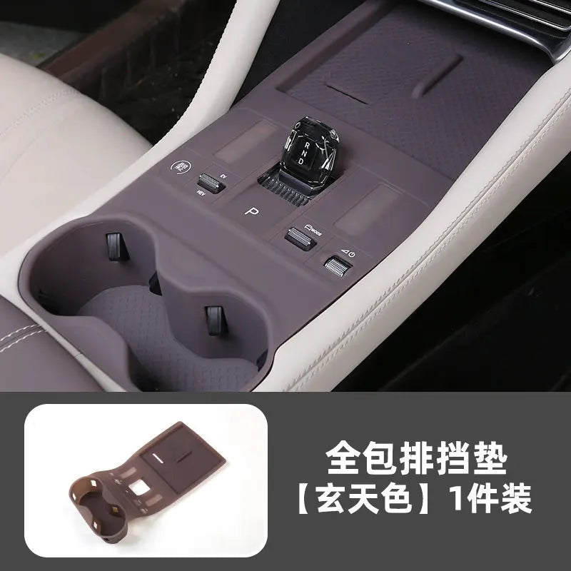 For BYD Song Plus DM-i 2023-2025 Car Central Control Gear Pad Silicone All Inclusive Central Control Button Protection Cover