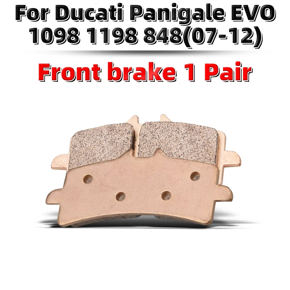 MRRANGT Motorcycle Metal Sintered Brake Pads Fit For Ducati Multistrada 950 S 1260 Panigale EVO 1098 1198 848 07-12 1199 12-15