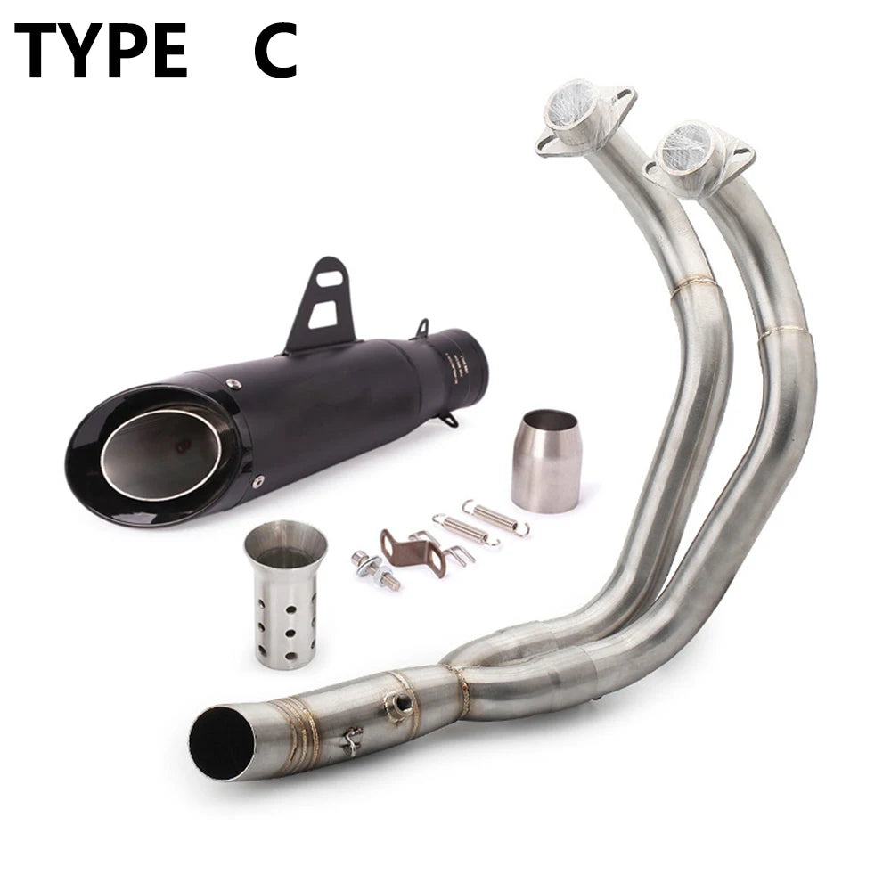 Hot Sale Motorcycle Exhaust Full Systems Pipe Motorcycle Muffler Escape Moto Racing YZF MT07 FZ07 TRACER For Yamaha MT-07 FZ-07