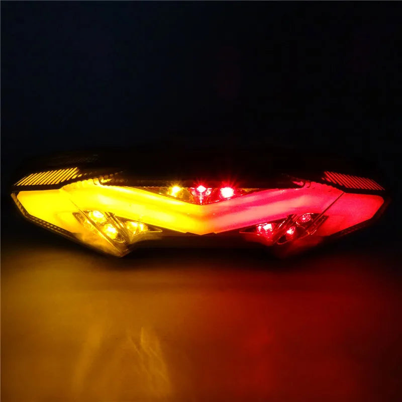 waase For Yamaha MT07 MT-07 Tracer 700 2016 2017 2018 2019 Rear Tail Light Brake Turn Signals Integrated LED Light