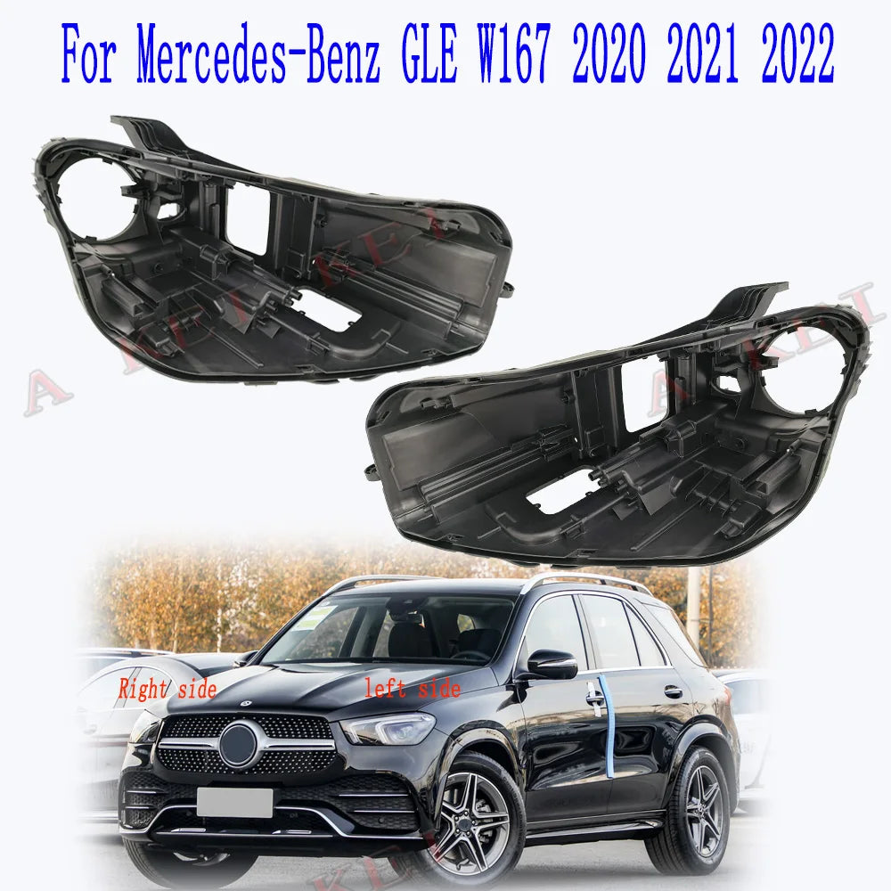 For Mercedes-Benz GLE W167 2020 2021 2022 Car Light Rear Base Front Headlight Back Housing