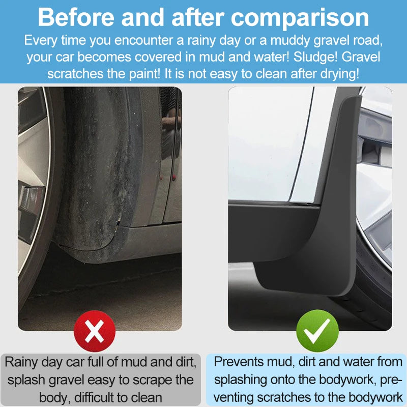 For Rox 01 Polestones 01 2023 2024 2025 2026 Car Mudguards Splash Wheel Protection Mud Guard Flap MudFlap Front Rear Accessories
