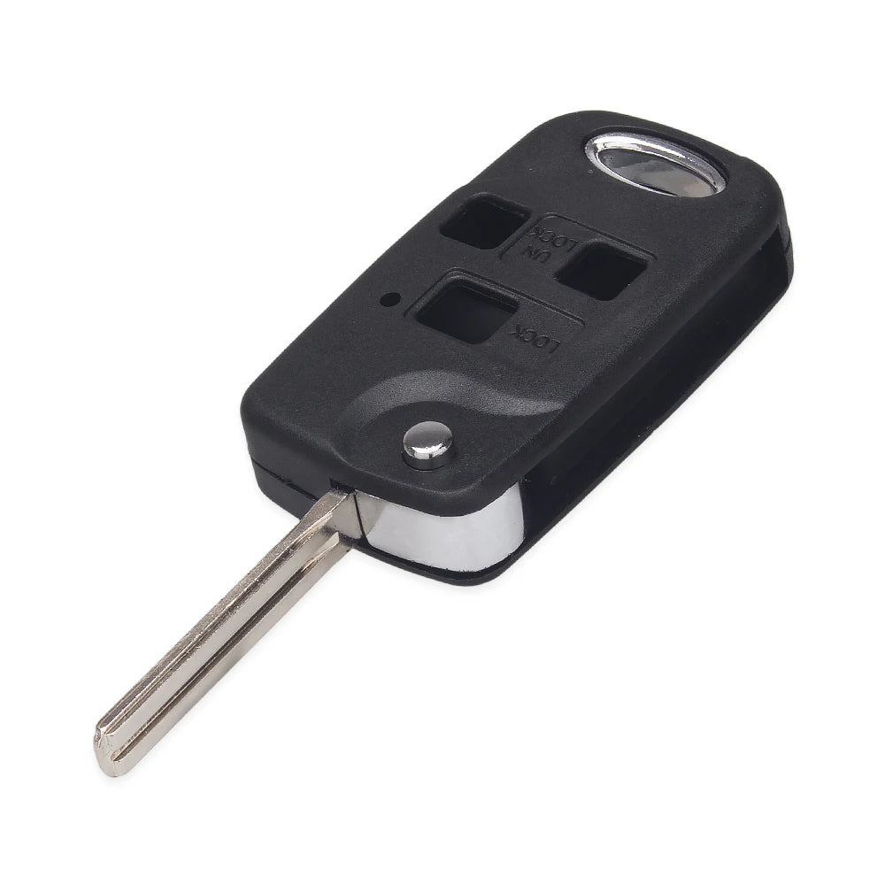 KEYYOU Modified Flip 2/3 Button Remote Key Shell Case For Toyota RAV4 Avalon Prado Tarago Camry Tarago For Lexus Es Rx Lx Gs Key