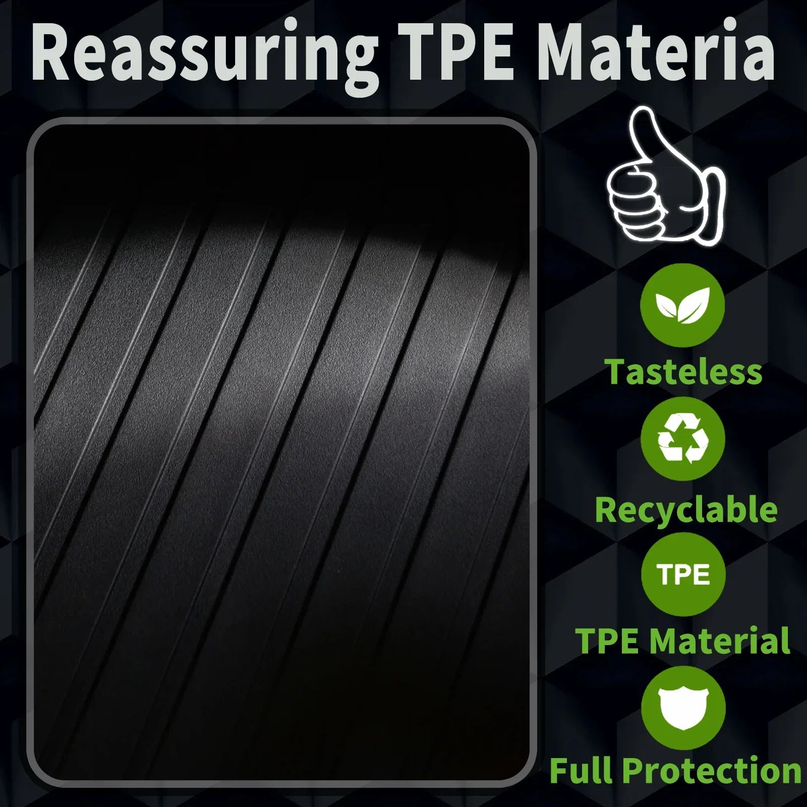 for ROX 01 / Polestone 01 2023 2024 2025 2026 Eco-Friendly TPE Car Floor Mats & Trunk Mats, All-Weather Protection