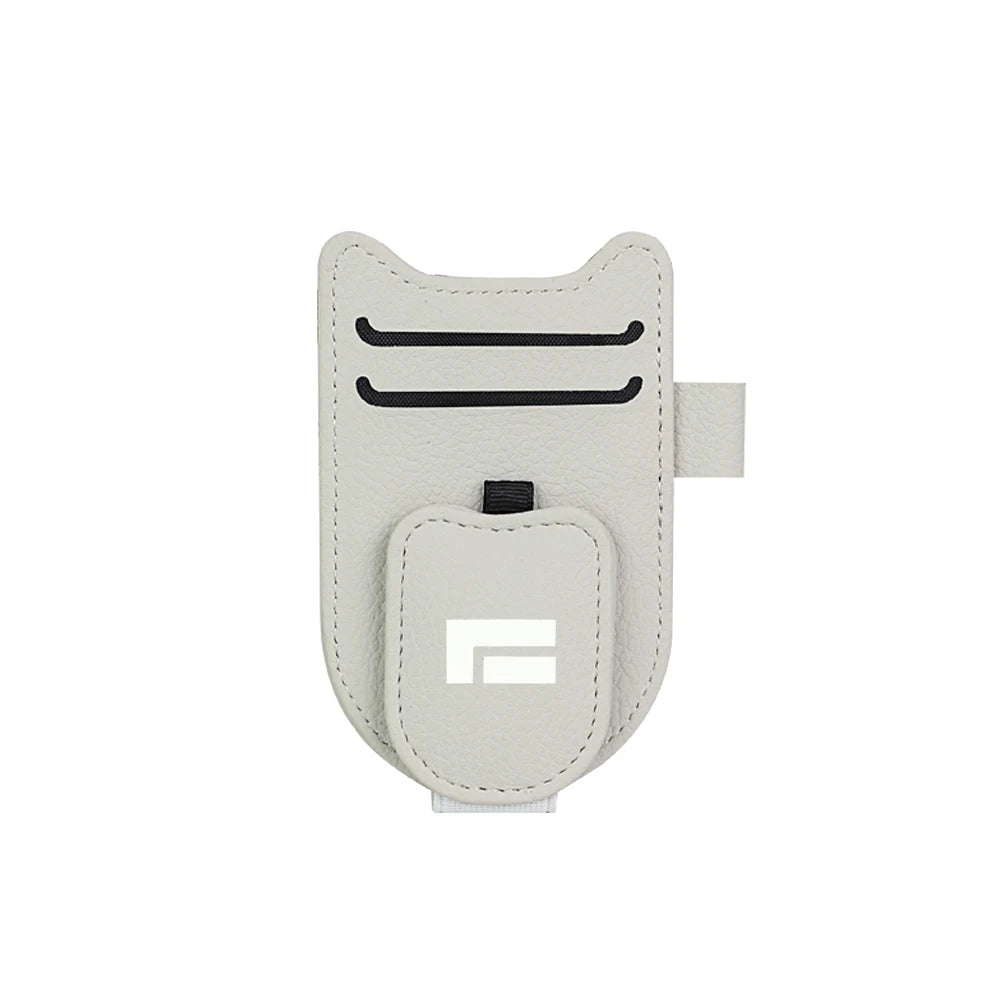 Multifunctional Car Glasses Clip Bill Leather Fit For BAIC JISHI Rox Adamas 2026 Car Visor Storage Box Sunglasses Clip