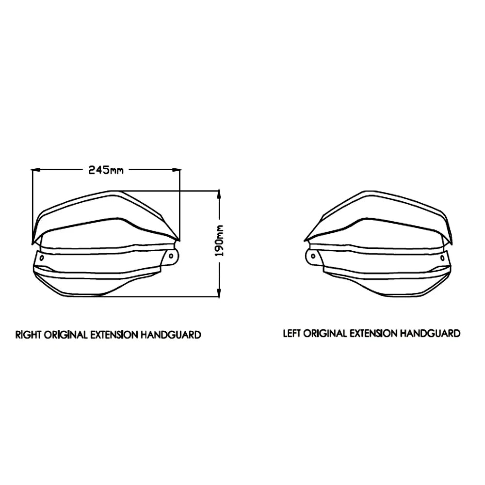 FOR Honda CRF-1100L Motorcycle Windshield Handguard Extensions Hand Shield Protector CRF 1100 L 2020-2022 Africa Twin Adv Sports