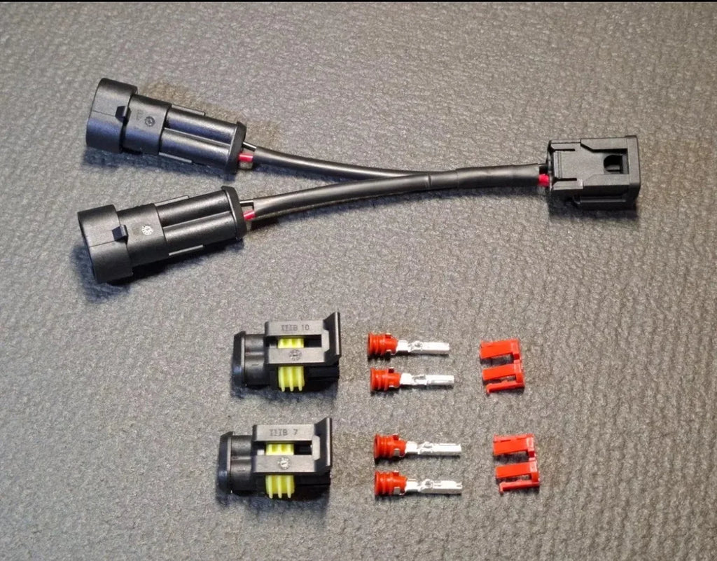 Y Splitter Cable Power Outlet Connector Plug 12V For Honda CRF250L CRF300L XL750 Transalp 2023-up CRF1000L CRF1100L Africa Twin