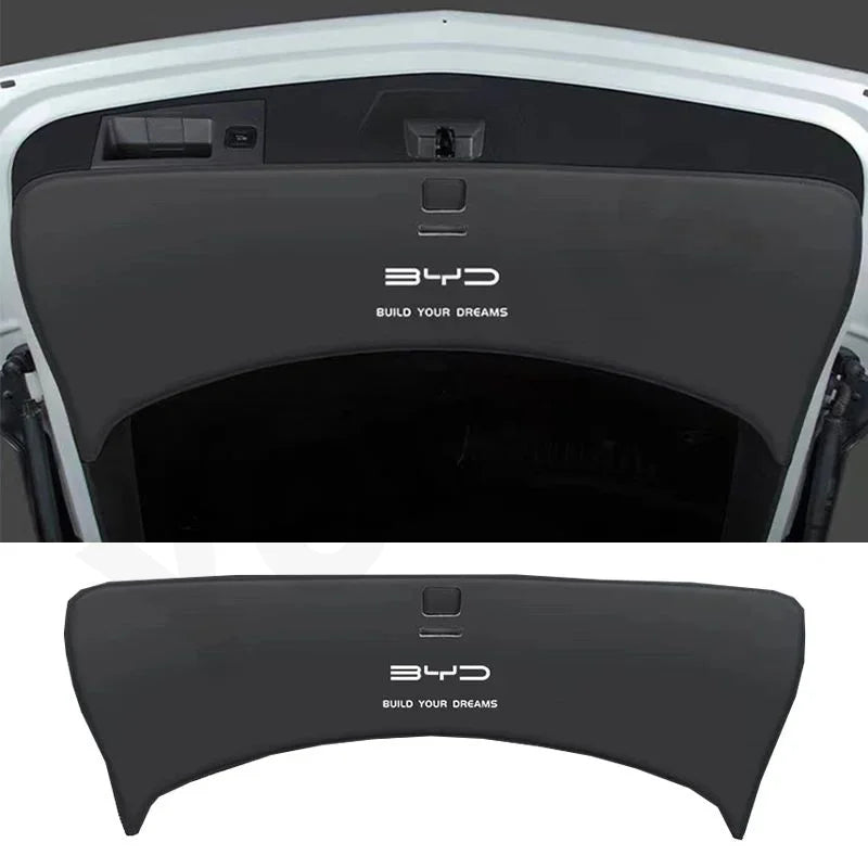 For BYD ATTO 3 YUAN PLUS 2022 2023 Car Luggage Door Protection PU Leather Mat Trunk Mat Interior Decoration Pad