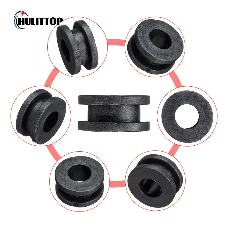 10Pcs Motorcycle Side Cover Rubber Grommets Gasket Fairings For Yamaha For Honda For Suzuki CBR GSXR Ninja ZX YZF Kawasaki Black