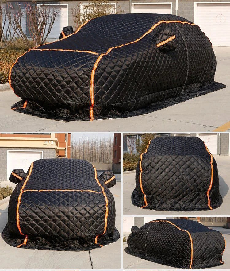 Hot-selling Winter Car Accessories Car Cover Waterproof Thickening Cotton Snow Proof Car Cover Hail Protector