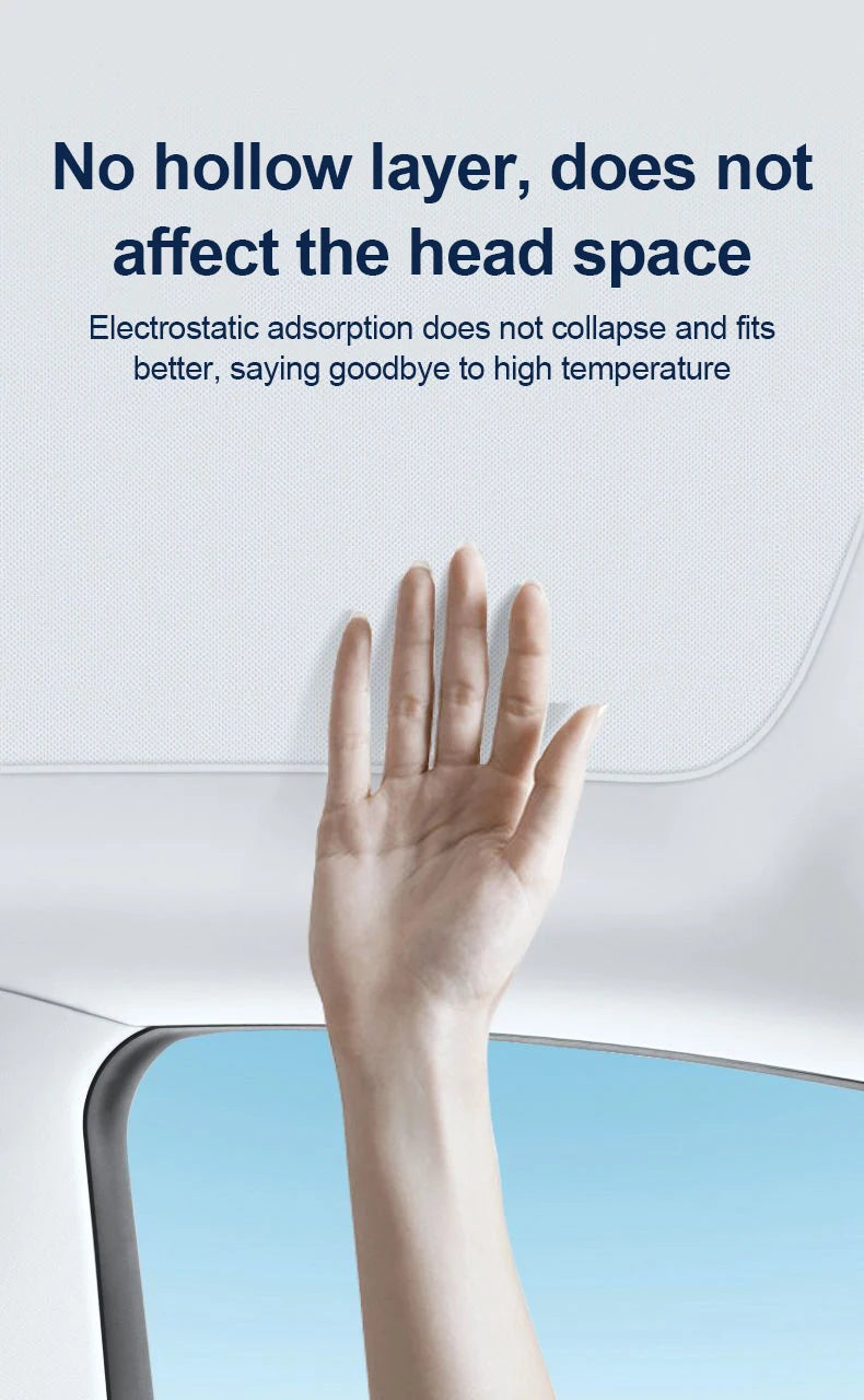 For Rox Polestones 01 2023 2024 2025 2026 Electrostatic Adsorption Skylight Sunshades UV Protection Heat insulation Accessories