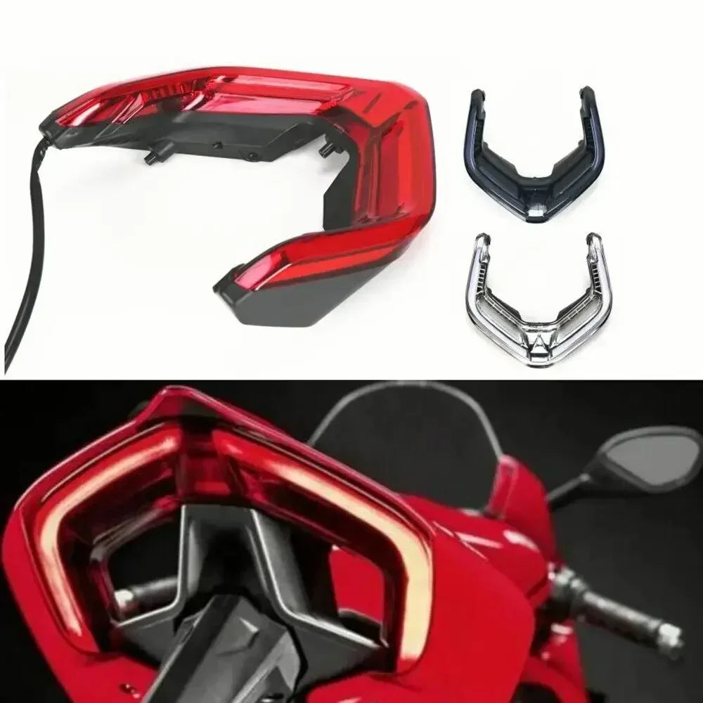 For DUCATI Streetfighter V4 V4S V4SP 2020-2022 Panigale V4 V4S V4R 2018-2022 LED Integrated LED Rear Tail Lights Turn Indicator