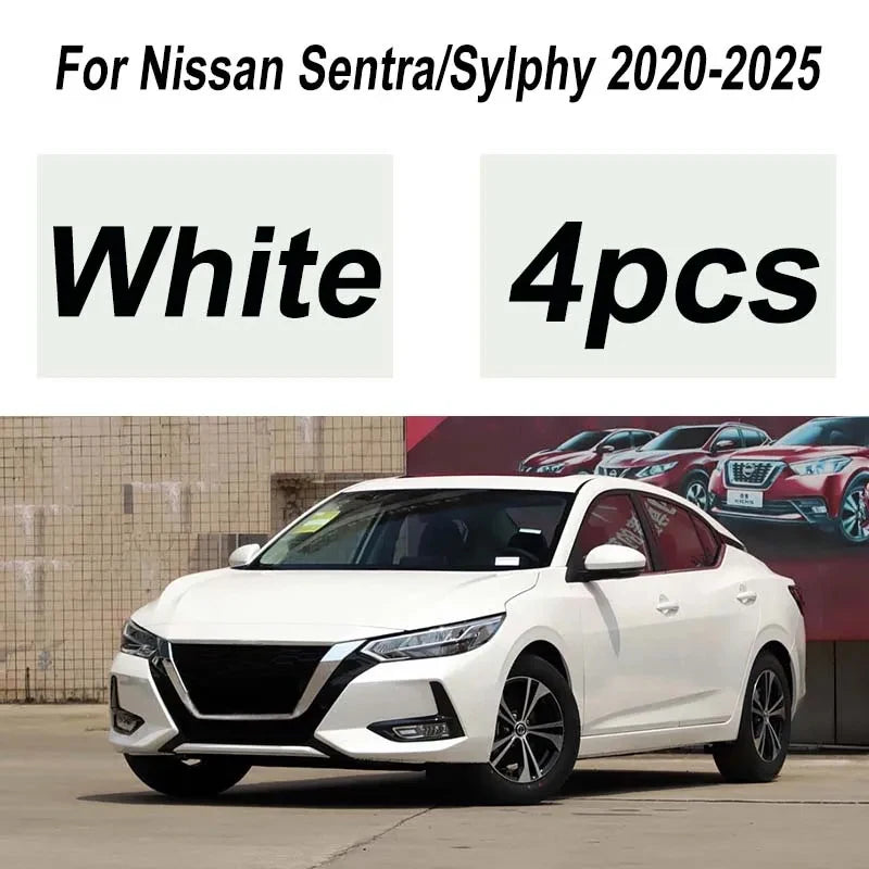 4PCS Car Mud Flaps For Nissan Sentra Accessories Sylphy 2025 2024-2020 Auto Mudguards Splash Guard Front Rear Fenders Car Parts