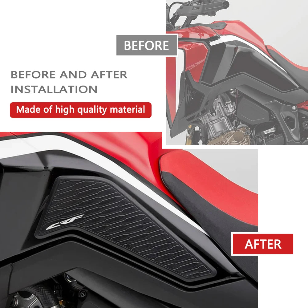 Fuel Tank Pad Stickers For Honda CRF1100L Africa Twin 2020 2021 22 CRF 1100 L Standard Non-Slip Side Fuel Sticker Gas Protector