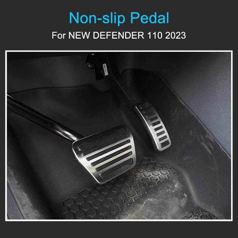 90 110 2020-2024 Non-slip Accelerator Pedal for Defender Upgrade the Brake Accelerator Pedal for Land Rover Defender