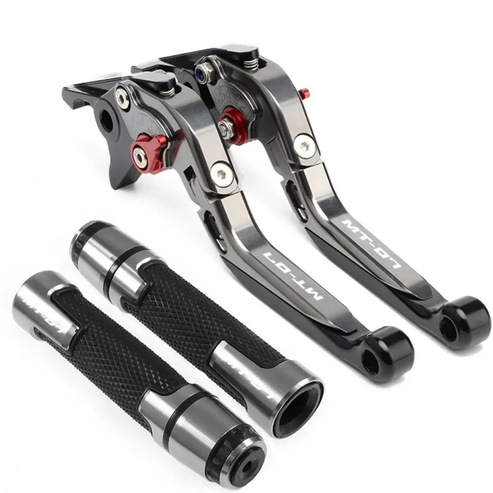 For Yamaha MT-07 FZ-07 MT 07 FZ07 MT07 FZ 07 2014-2025 Motorcycle CNC Adjustable Folding Extendable Brake Clutch Levers Handle