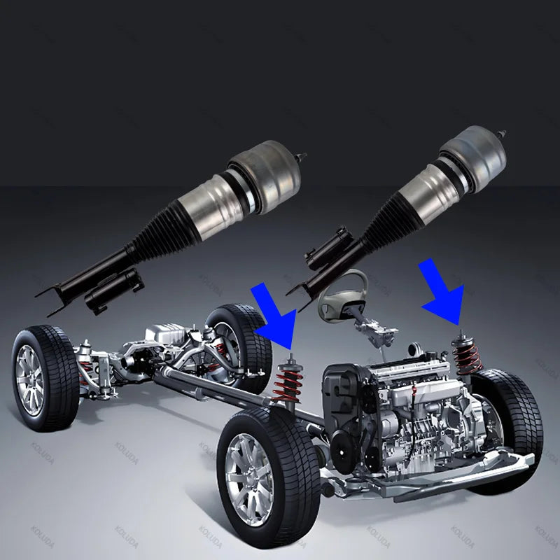 KOLUDA 2133207738 2133207838 Front Air Suspension Shock for Mercedes W213 E-Class CLS C238 2WD Gas Sturt