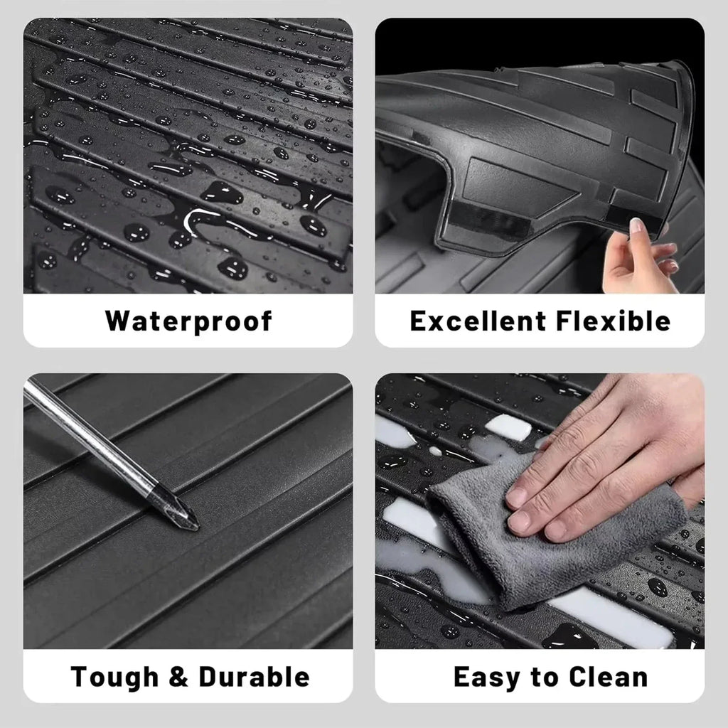 for ROX 01 / Polestone 01 2023 2024 2025 2026 Eco-Friendly TPE Car Floor Mats & Trunk Mats, All-Weather Protection