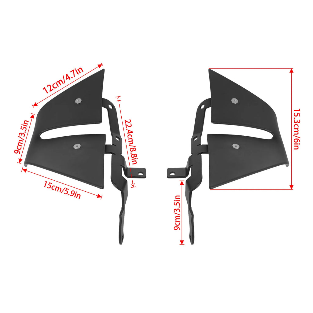 MT07 2023 Side Downforce Spoilers Fairing Winglet For YAMAHA MT-07 MT 07 2021-2024 Motorcycle Naked Front Aerodynamic Wind Wing