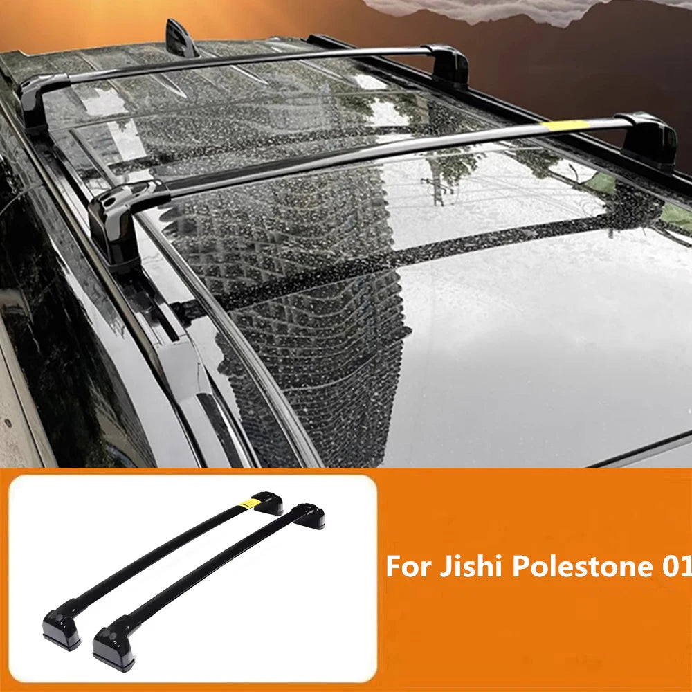 Car Special Aluminum Alloy Roof Crossbar Support Frame Roof Crossbars Parts For BAIC JISHI Polestone 01 ROX 01 2023-2025 2026