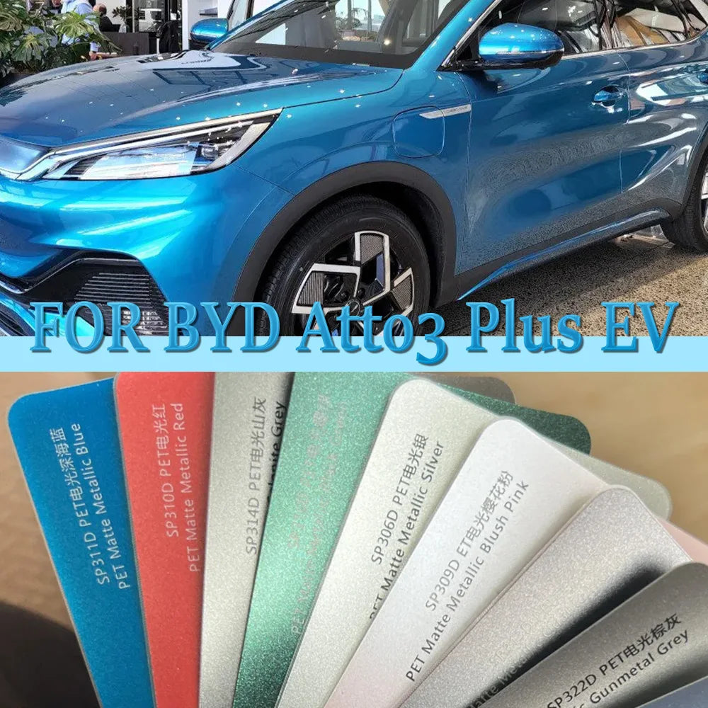 PPF PFCC Headlight Rearview Film for BYD ATTO 3 Plus EV 2022 2023 8.5mil Paint Protection Rearview Pre-Cut Clear Transparent TPU