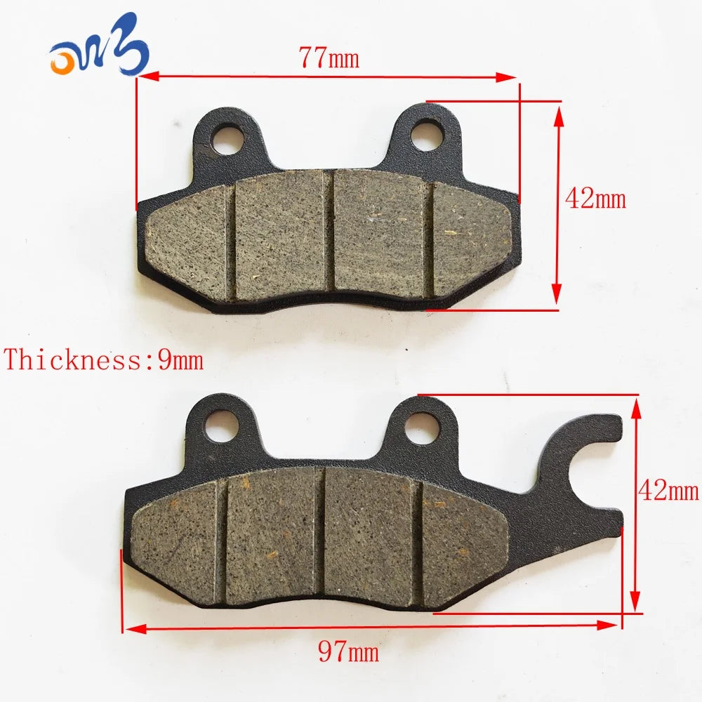 Front Rear Brake Pads for KAWASAKI EX400 Ninja 400 2018-2023 400R