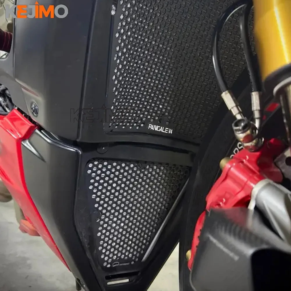 2024 25 Radiator Grill Cover Protector Oil Cooler Guard For Ducati Panigale V4 S/R Corse Speciale 2018 2019 2020 2021 2022 2023