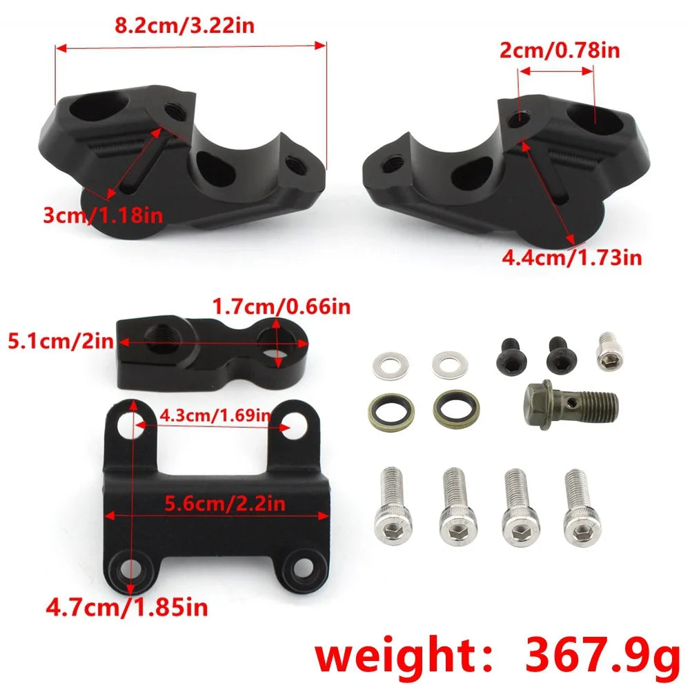 Motorcycle riser height increase code height increase bracket handlebar height increase for YAMAHA MT 07 MT07 MT-07 2021-2023