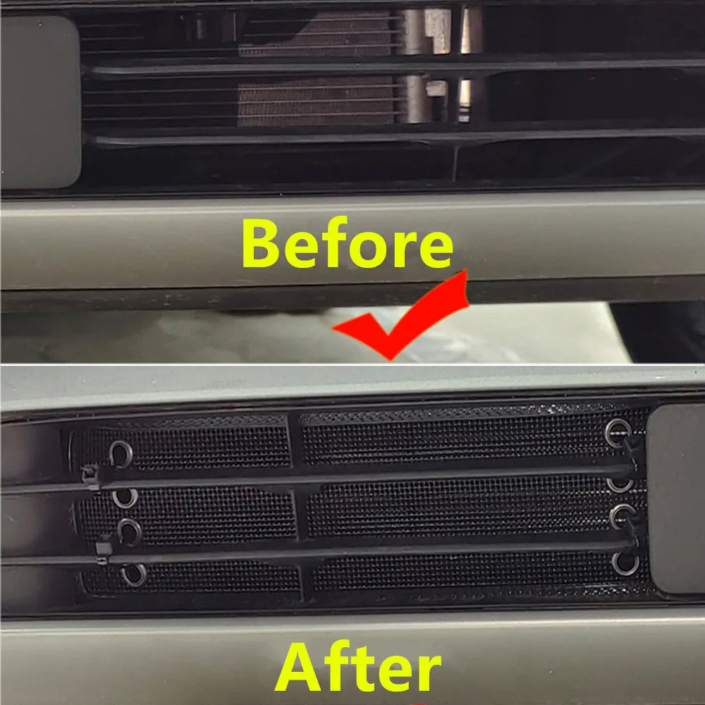 Car Front Grille Insect Screen Radiator Guard Stainless Steel Dust Catkin Mosquito Insect Net For BAIC Jishi Polestone 01 Rox 01