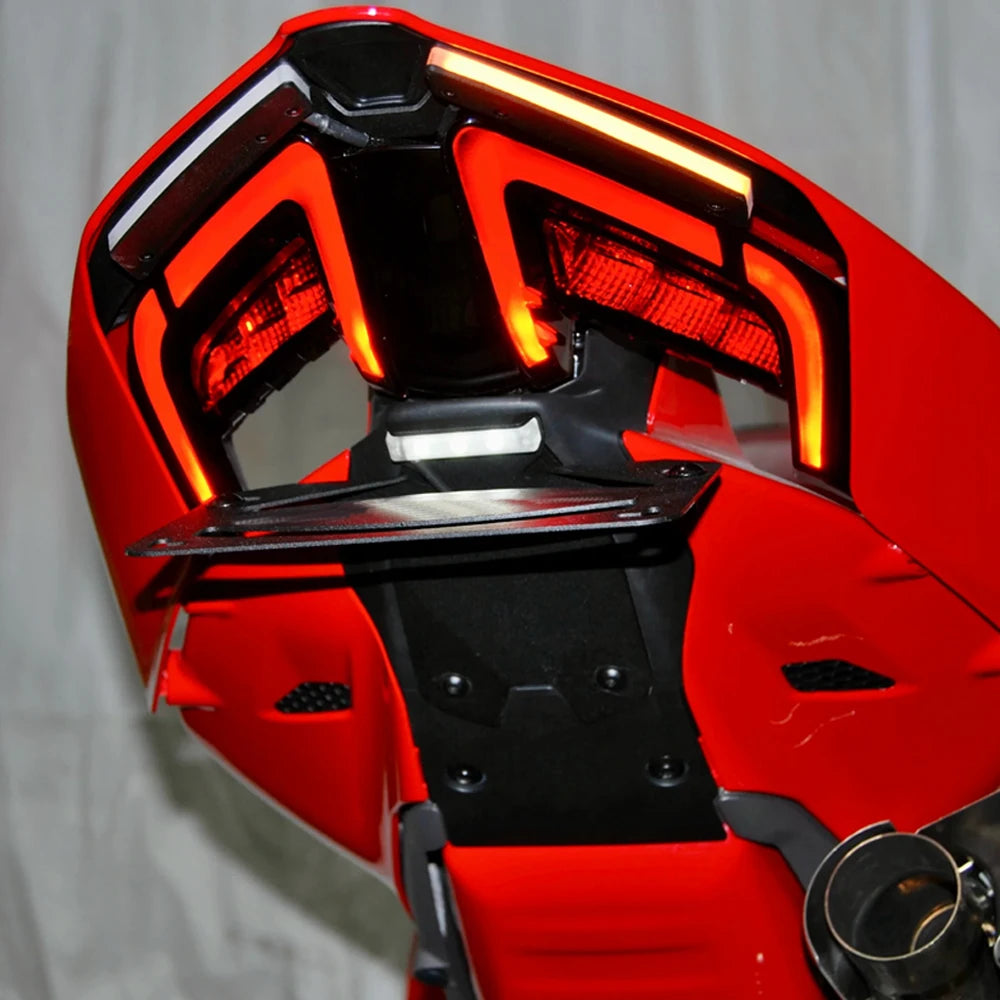 Panigale V4 2025 Tail Tidy For DUCATI Panigale/Streetfighter V4/S V2 2025 Fender Eliminator  Plug and Play License Plate Holder