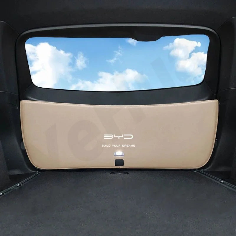 For BYD ATTO 3 YUAN PLUS 2022 2023 Car Luggage Door Protection PU Leather Mat Trunk Mat Interior Decoration Pad