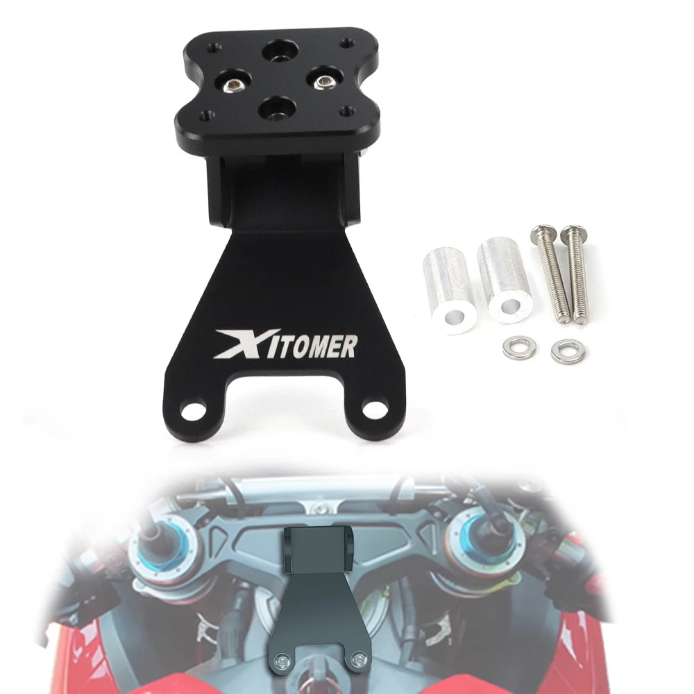 For Ducati Panigale V2 S V4 S/R/SP2/Superleggera 1299 1199 959 899 Motorcycle GPS Mount Navigation Bracket Adapter Phone Holder