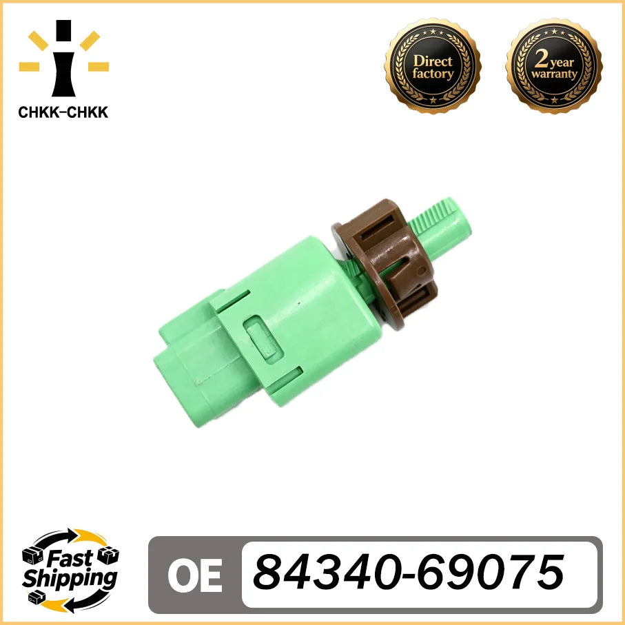 CHKK-CHKK 84340-69025 Brake Stop Light Switch for Toyota VITZ YARIS WISH PRIUS AVENSIS CAMRY RAV4 LAND CRUISER SIENNA 8434069025