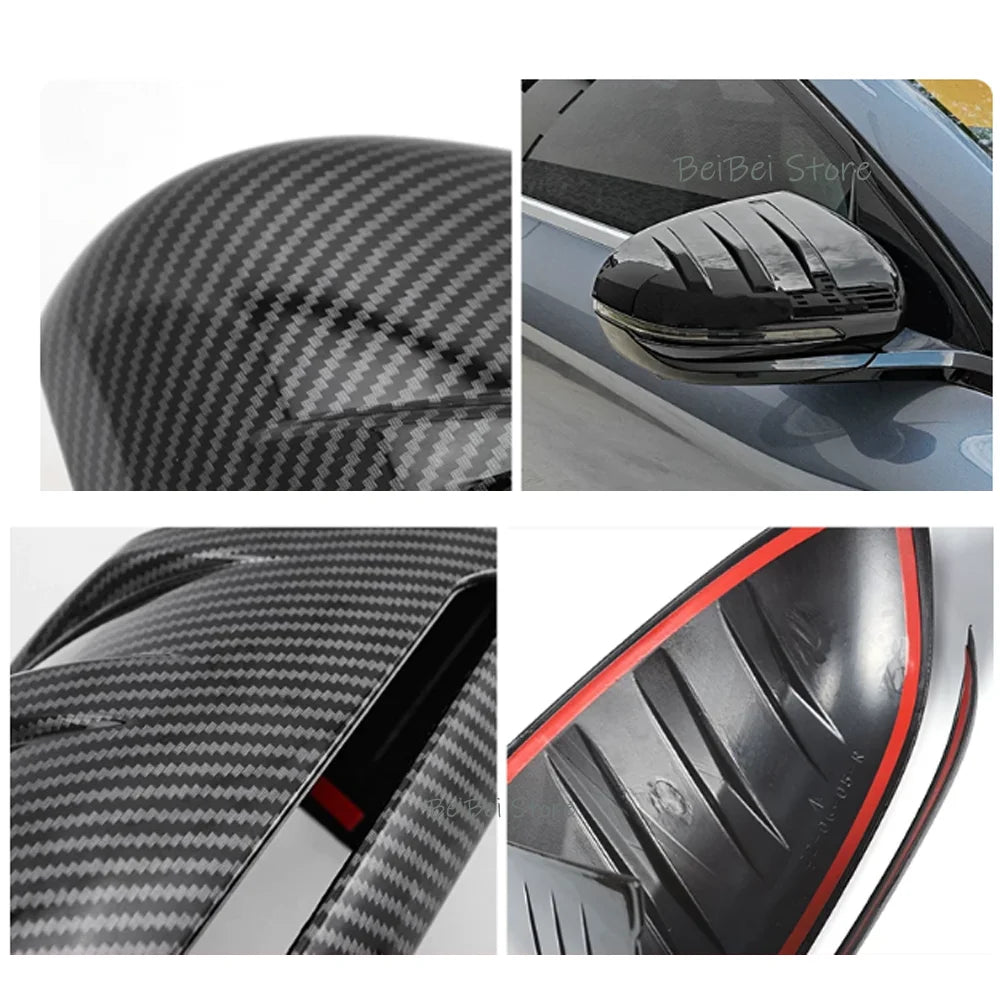 For BYD Sealion 5 DM-i Song Pro SA2 2024~2026 2025 Car Carbon Fiber Rearview Mirror Protect Cover Decorat Modificat Accessories