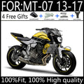 ABS Injection Full Fairing Body Kit Fit For 2012 - 2017 For Yamaha MT07 FZ07 MT-07 Set MT 07 FZ 07 2013 2014 2015 2016 fairings