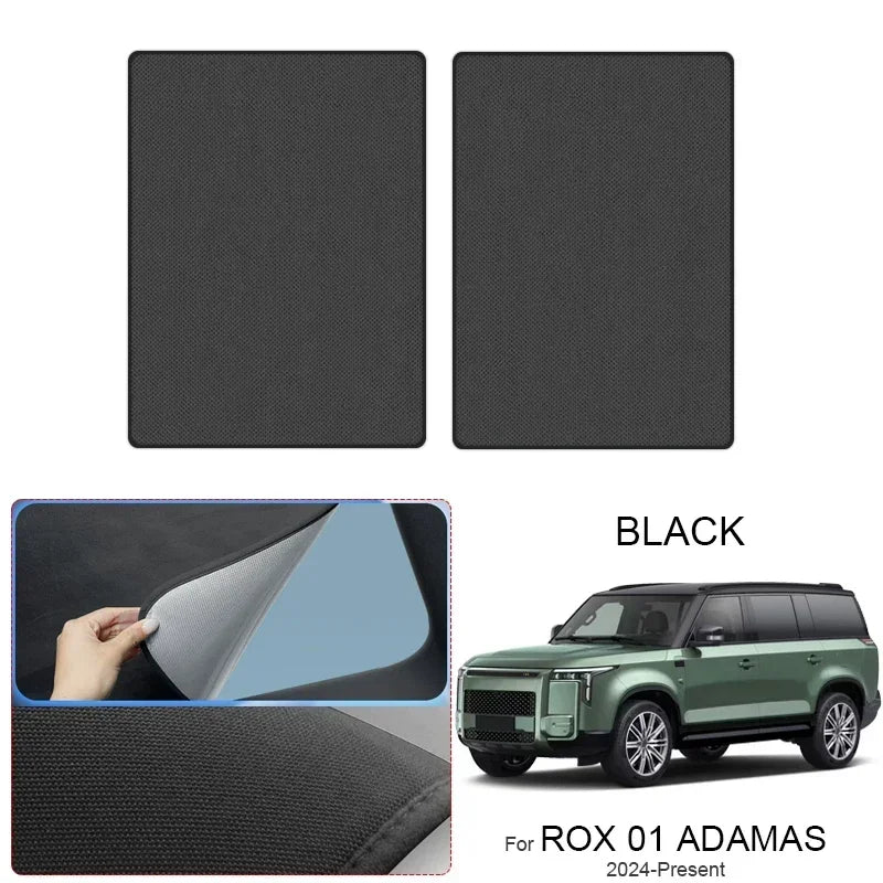 For ROX 01 ADAMAS-Present Car Sunroof Sunshade Heat Insulation UV Protection Electrostatic Suede Skylight Cover