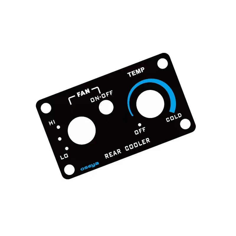 Refrigerator Switch Panel Patch For Nissan Patrol Y60 Interior Accessories Nissan Patro Safari Rear Refrigerator Sticker