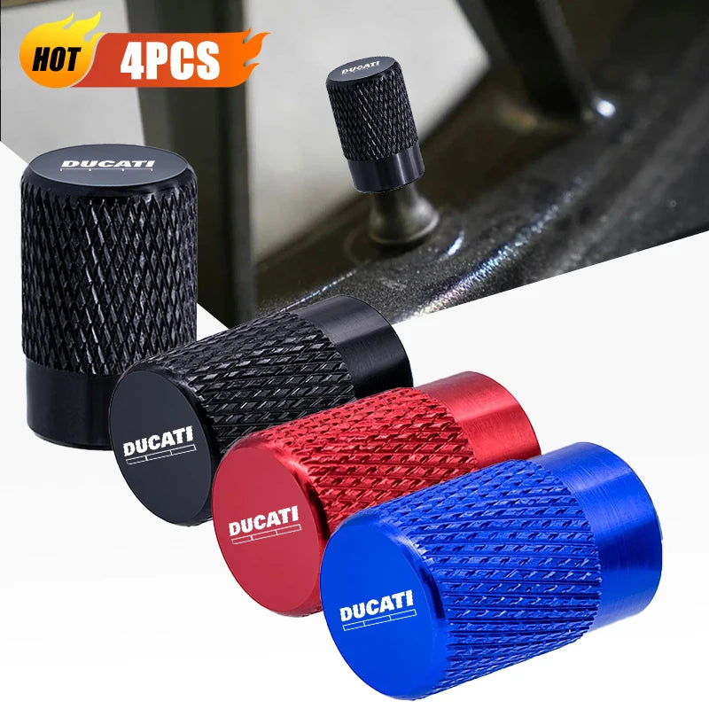 Motorcycle Tire Valve Air Port Stem Cover Cap Plug Waterproof for Ducati Monster Panigale Diavel Superleggera V4 V2 Scrambler